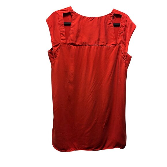 Maeve By Anthropologie Ally Cupro Tunic Top V-Neck Sleeveless Size M - Picture 4 of 8